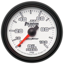 Oljetrycksmätare 52mm 100PSI (Mekanisk) PHANTOM II